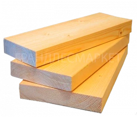 Доска сухая строганная 30х95х6000